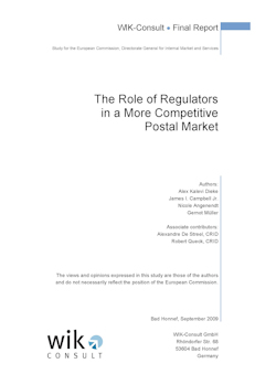 The Role of Regulators in a More Competitive Postal Market (2009)